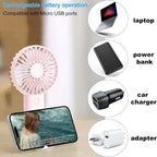 Handheld Portable USB Rechargeable Fan